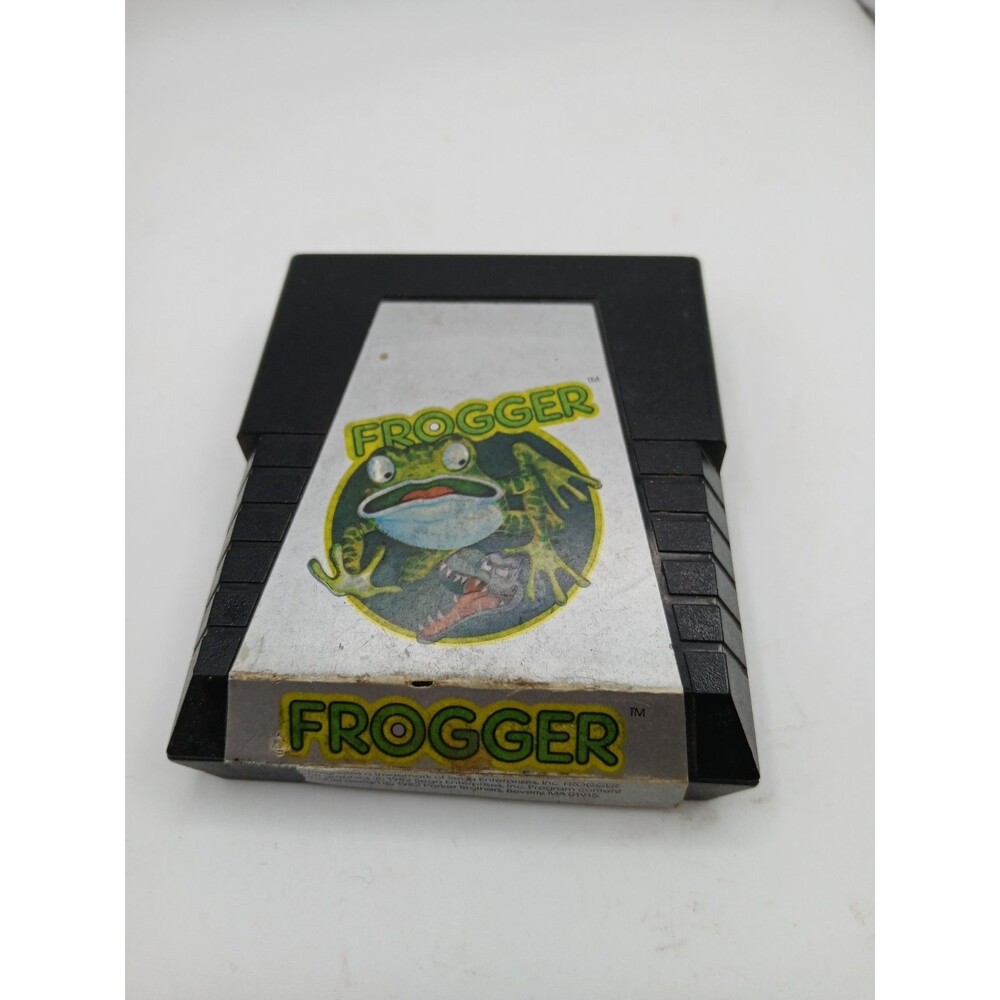 VTG Vintage Atari 2600 Frogger Cartridge Parker Brothers UnTested Nostelgia 80's